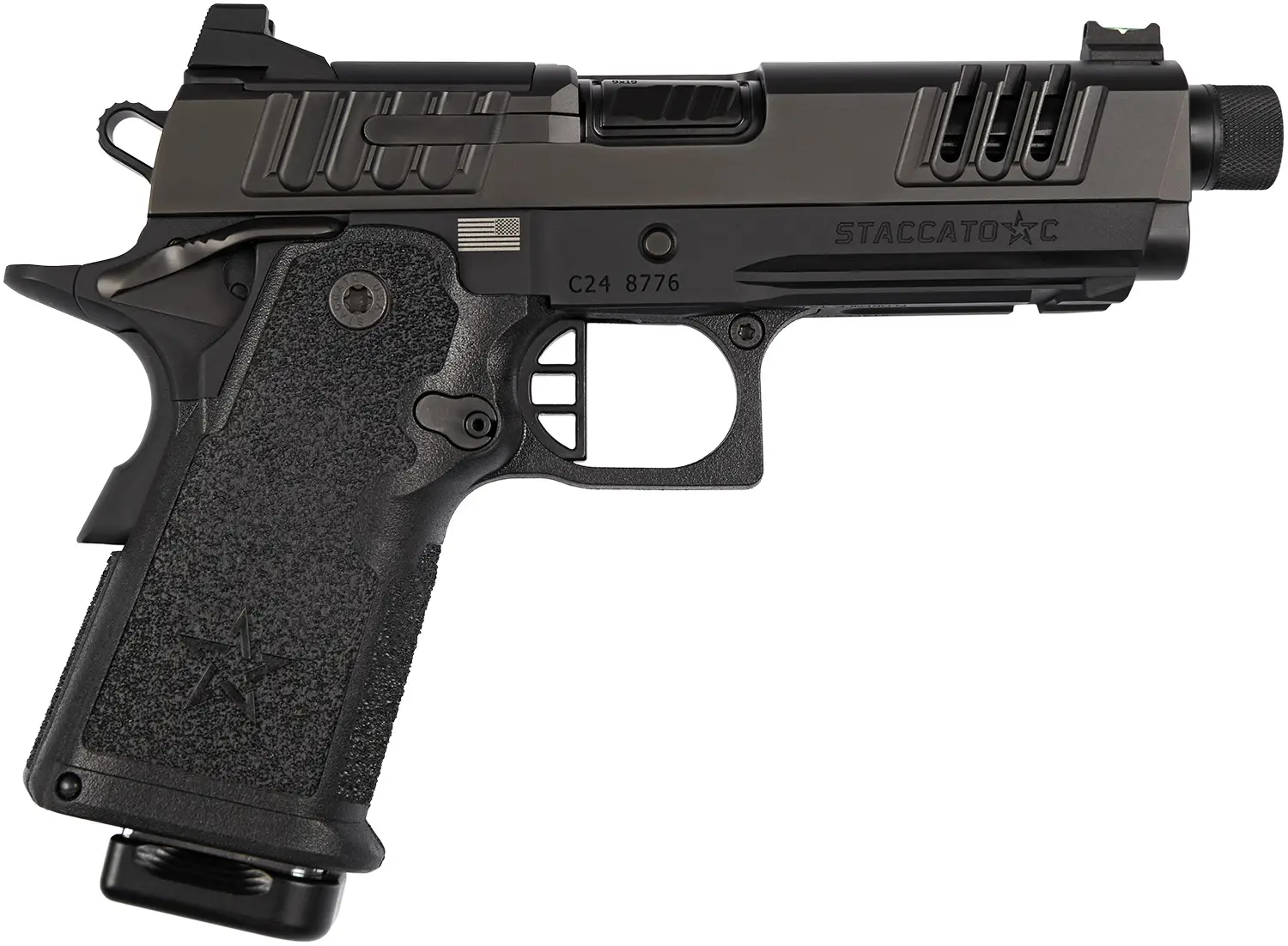 Пістолет спортивний Staccato 2011 C Comp OR TB DLC X-Series кал. 9 мм (9х19)