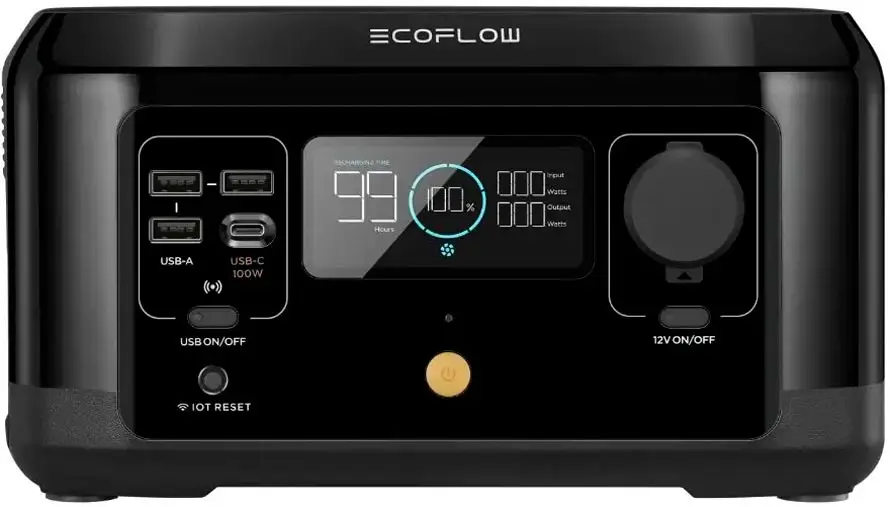 Зарядная станция EcoFlow River Mini Wireless с беспроводной зарядкой