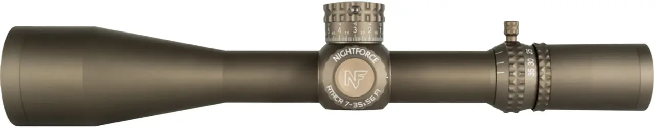 Прицел оптический Nightforce ATACR 7-35x56 FFP сетка Mil-XT с подсветкой. Dark Earth