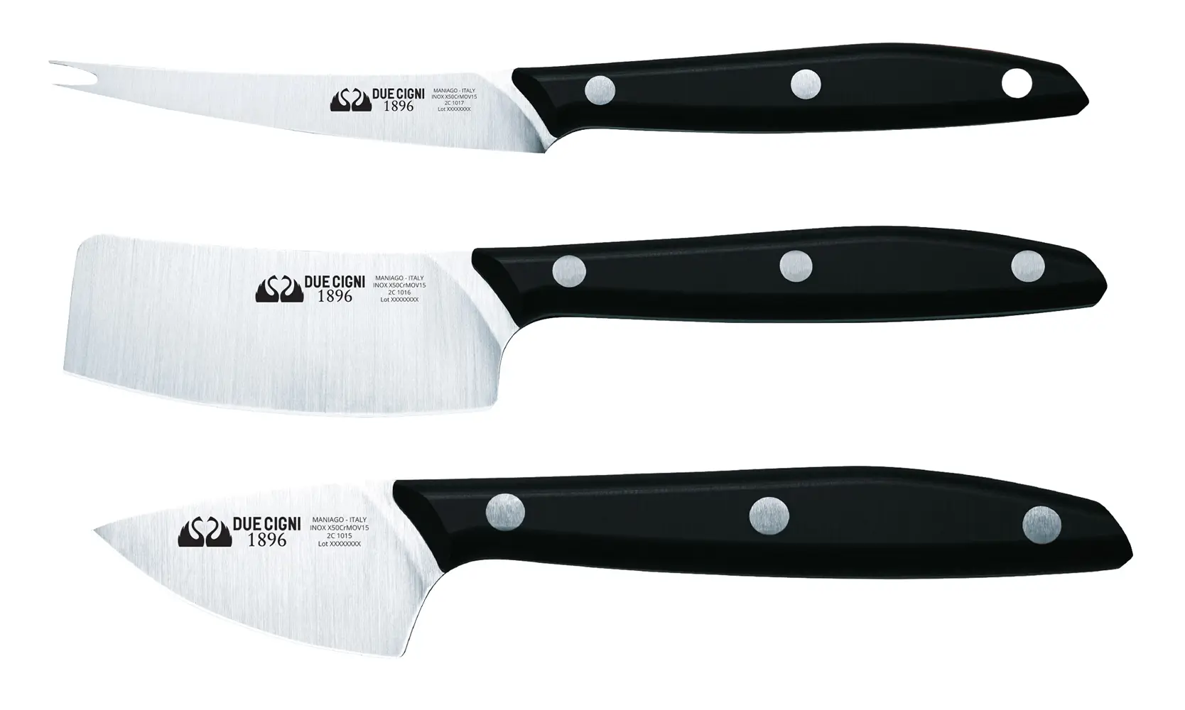 Набір ножів Due Cigni "1896" Cheese Knives Set