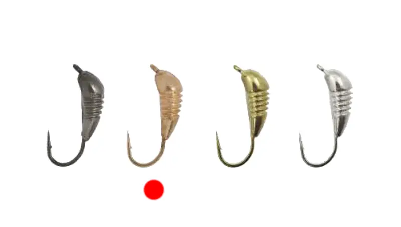 Мормышка вольфрамовая Fishing ROI Куколка с ушком 2.5mm 0.33g ц:copper