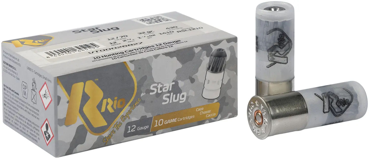 Патрон RIO Royal Bala Star NEW кал. 12/70 пуля Star масса 32 г
