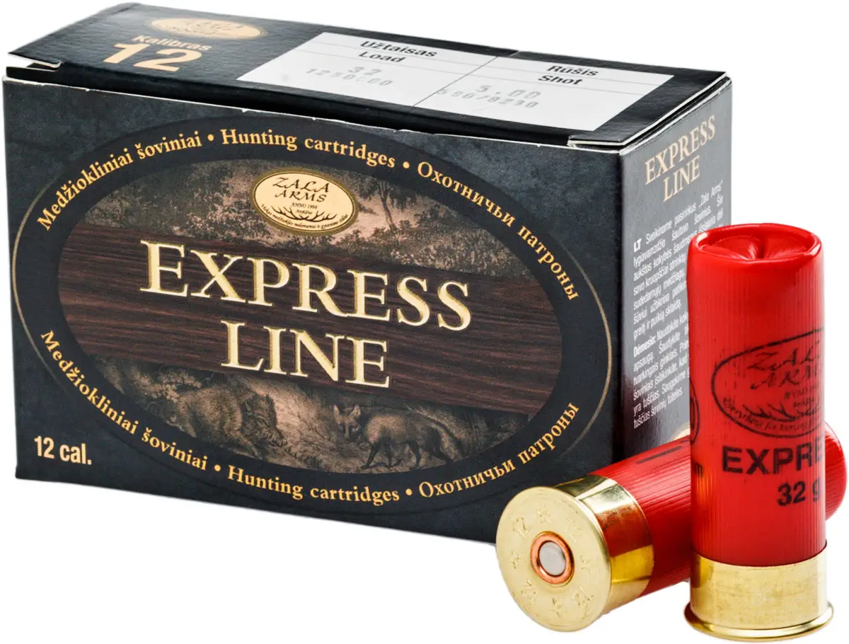 Патрон Zala Arms Express 12/70 дробь №4/0 (5,0 мм)