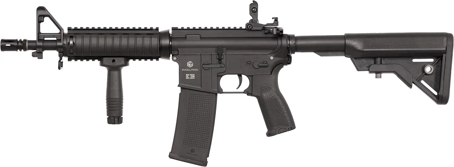 Гвинтівка страйкбольна Evolution Recon MK18 Mod 0 Carbontech AEG 6 мм Black