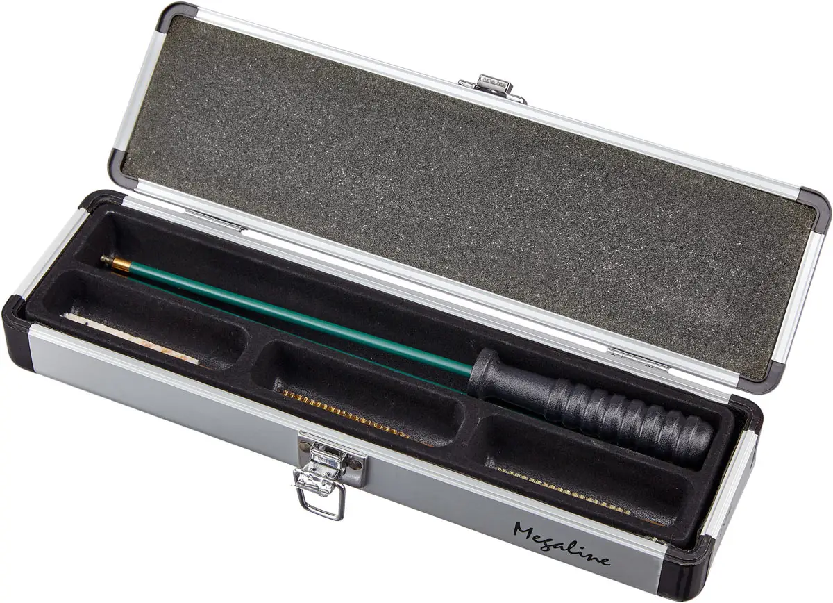 Набор MEGAline для чистки пневматического/нарезного оружия кал .22. Сталь в оплетке. 1/8