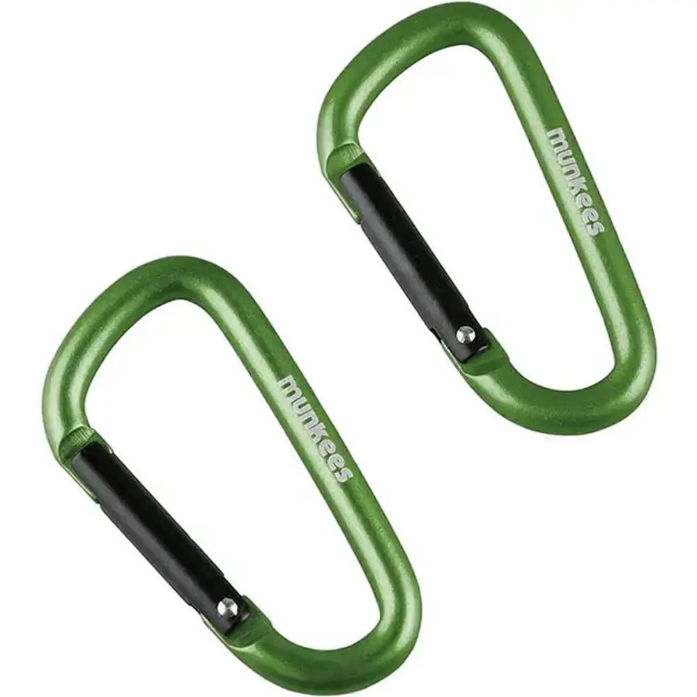 Карабін Munkees D 6x60 mm 2-Pack Grass green