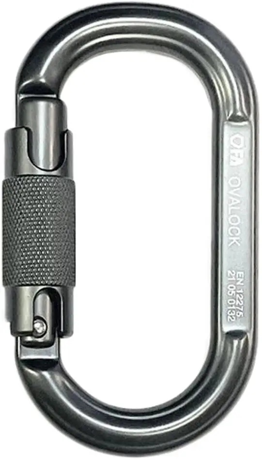 Карабин First Ascent Ovalock. Grey