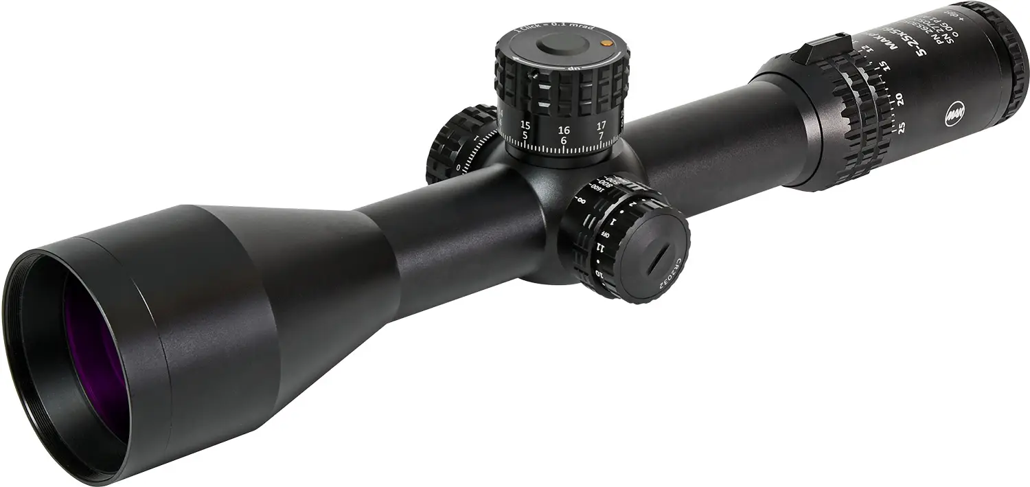 Прицел оптический MAK MAKpro 5-25x56i HD FFP сетка Mil-Dot с подсветкой