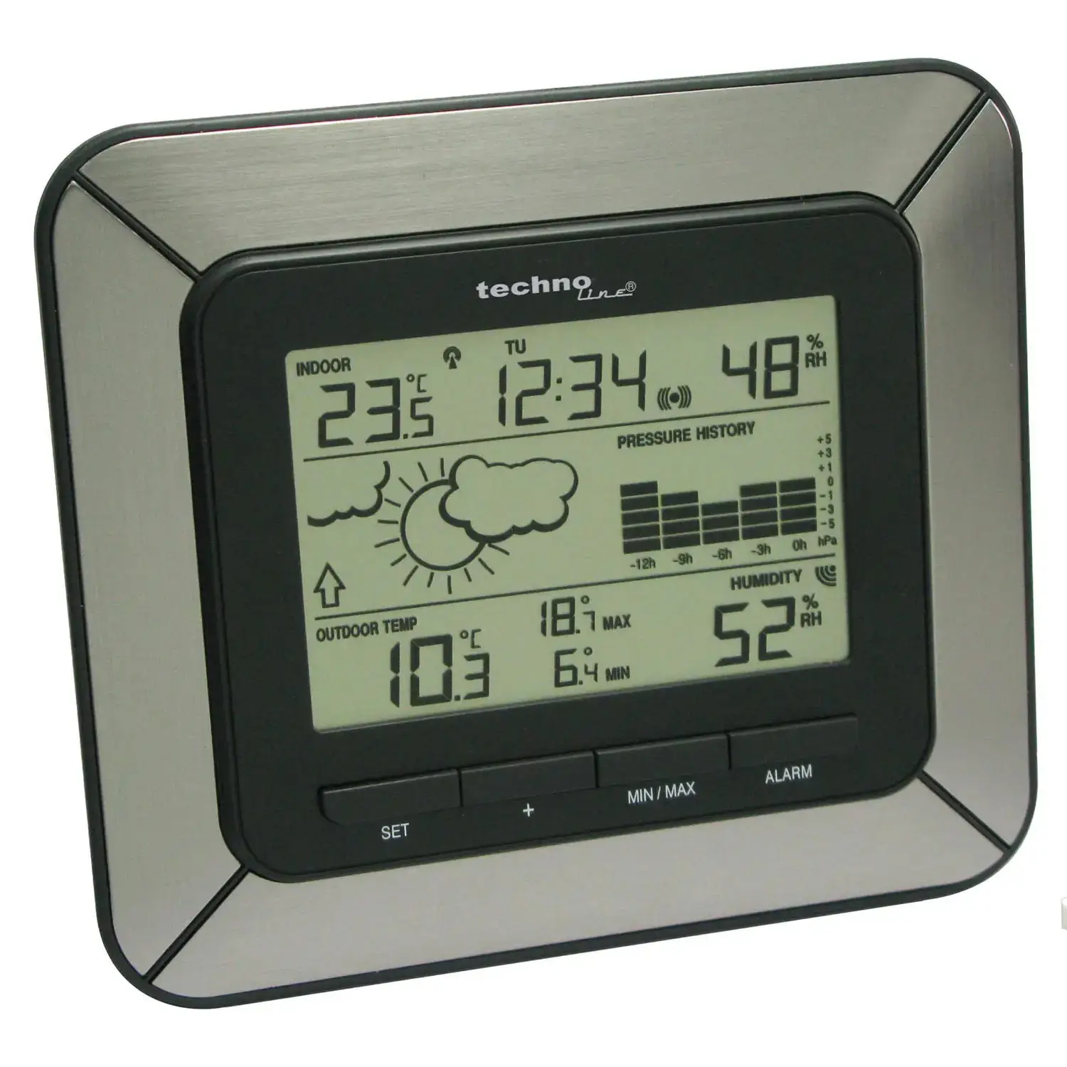 Метеостанція Technoline WS9273 IT Alu Black