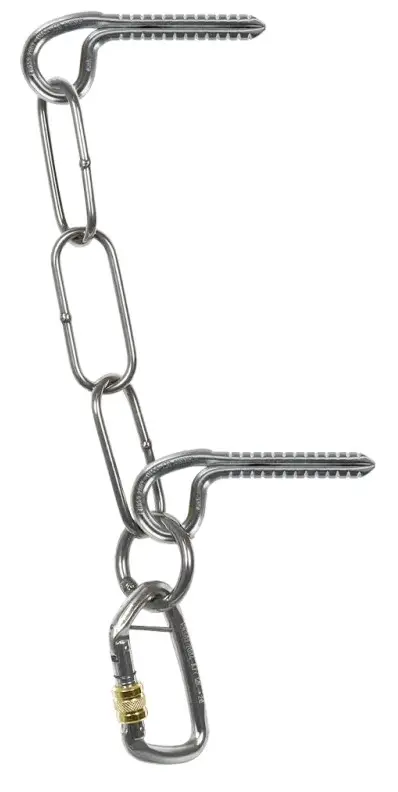 Страховочная платформа Climbing Technology Glue in Belay Station with Carabiner