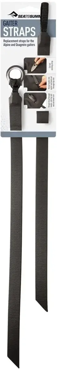 Ремень для гетр Sea To Summit Gaiter strap replacement pair Black