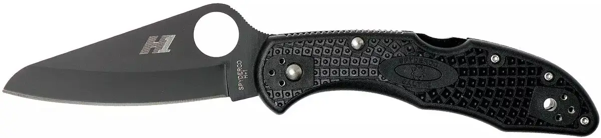 Ніж Spyderco Salt 2 Black Blade H-1 FRN Black