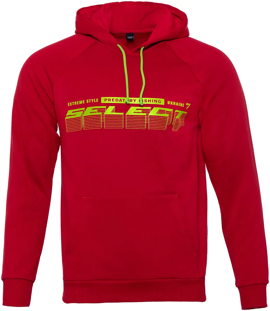 Реглан Select Hoodie Graded Logo L Red