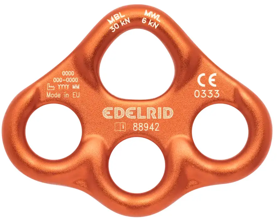 Такелажная пластина Edelrid Mini Rig Orange