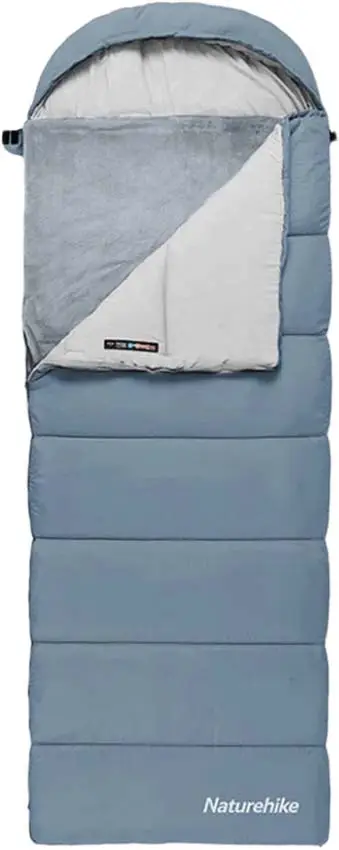 Спальний мішок Naturehike BE400 CNK2300SD021 L з підігрівом Grey