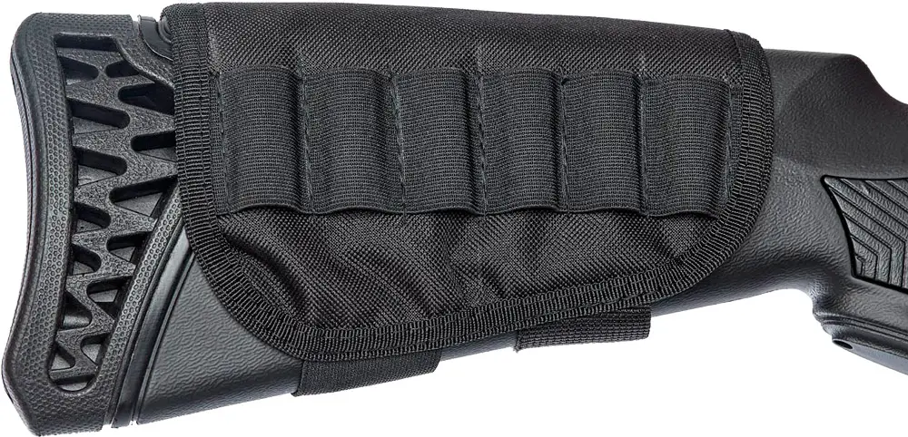 Патронташ на приклад Shaptala 311-1 на 6 патронов 12 калибра. Черный