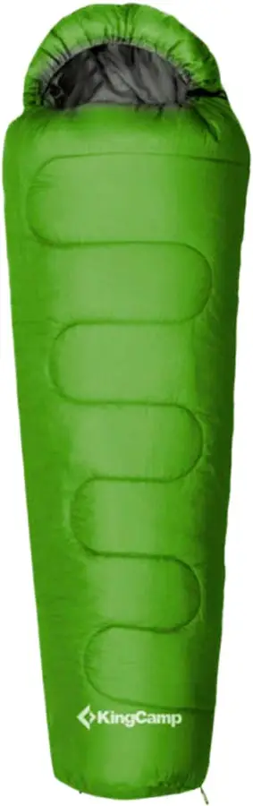 Спальний мішок KingCamp Treck 125 R Comf +13°C / Lim +9°C / Extr 0°C Green