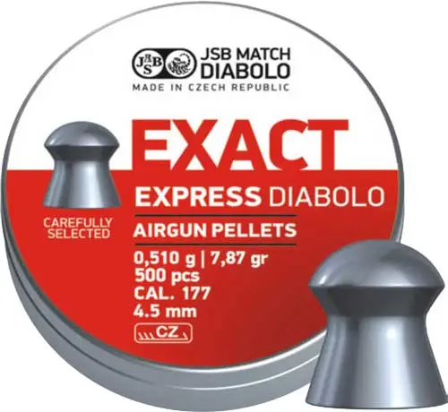 Пули пневматические JSB Diabolo Exact Express 0,51 г 4,52 мм 500 шт/уп