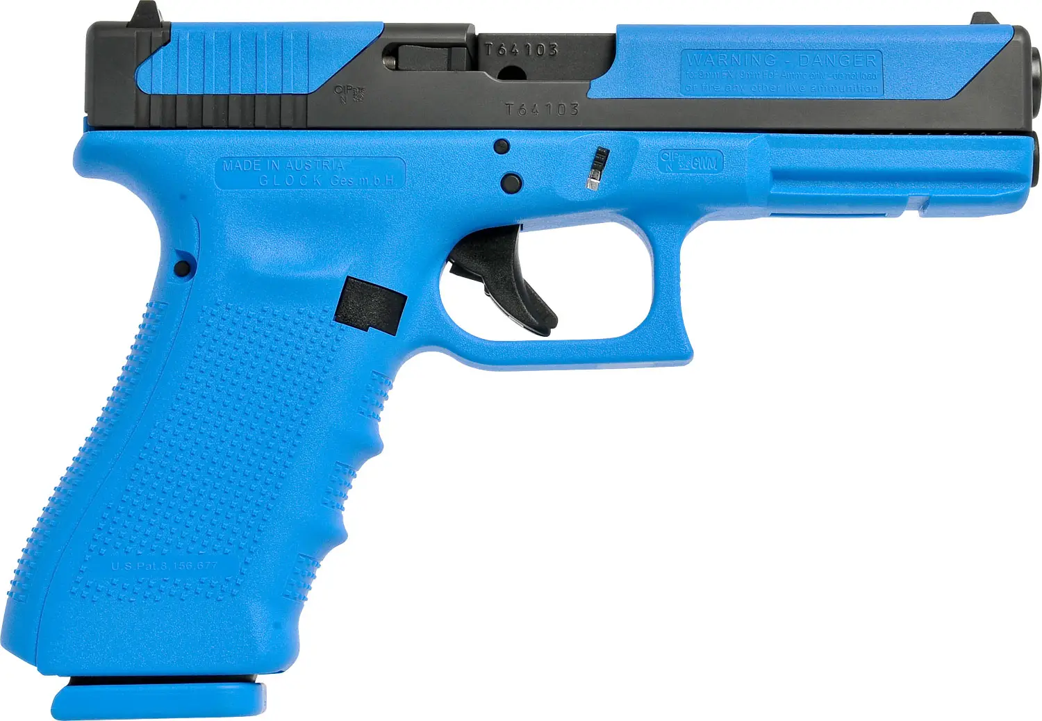 Пистолет тренировочный Glock 17Т Gen4 кал. 9 мм