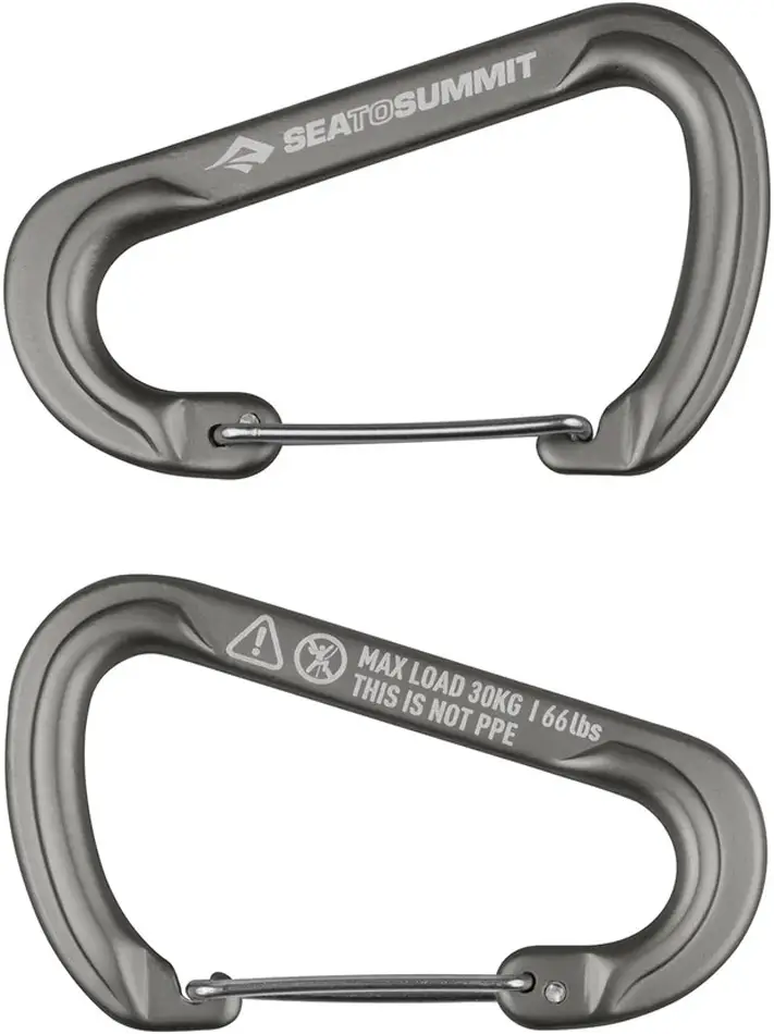 Набір карабінів Sea To Summit Accessory Carabiner Large 2шт Titanium