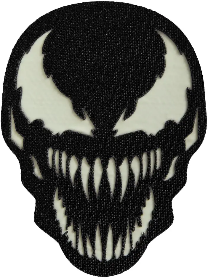 Патч Camotec Веном Black/Люмін