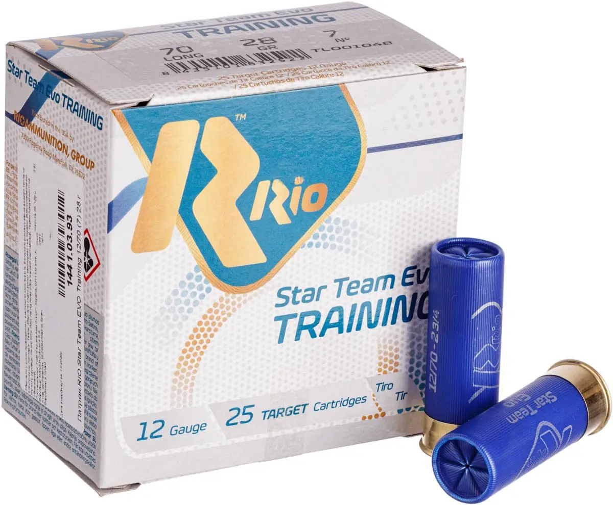 Патрон RIO Star Team EVO Training кал. 12/70 дріб № 7 (2,5 мм) наважка 28 г