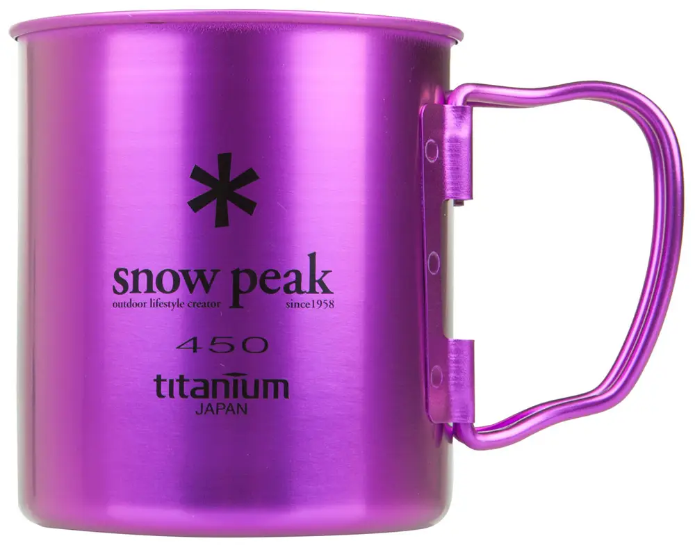 Кружка Snow Peak Ti-Single 450 Cup 450ml Purple