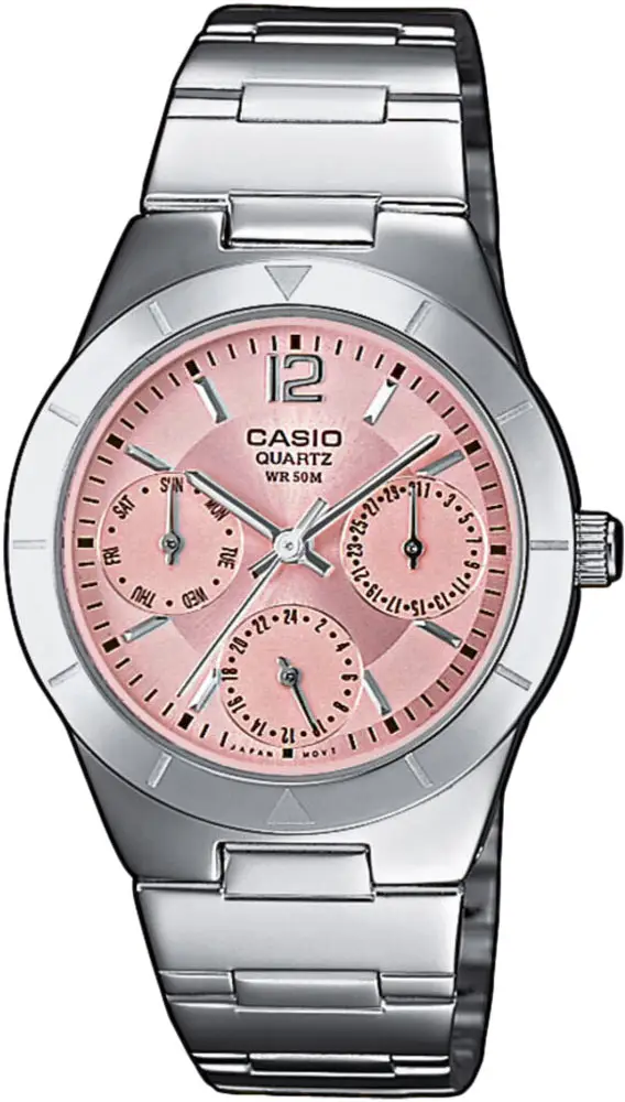 Годинник Casio LTP-2069D-4A. Сріблястий