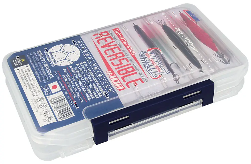 Коробка Meiho Reversible 100 200х126х36mm к:прозорий