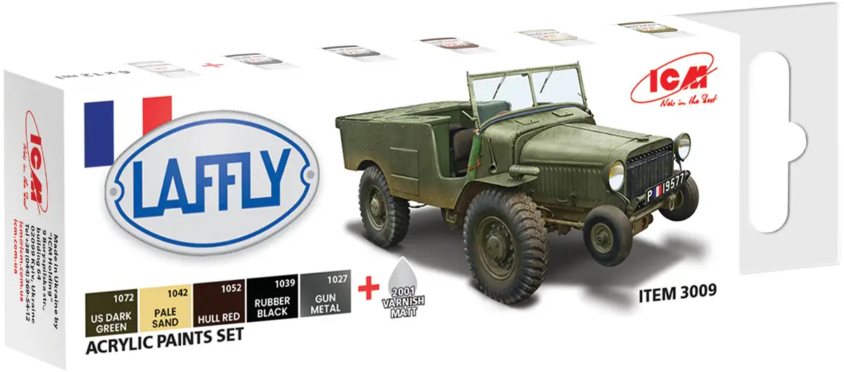 Набор акриловых красок ICM Holding для Laffly V15T 6х12 мл