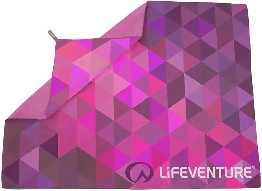 Полотенце Lifeventure Soft Fibre Triangle Giant Pink