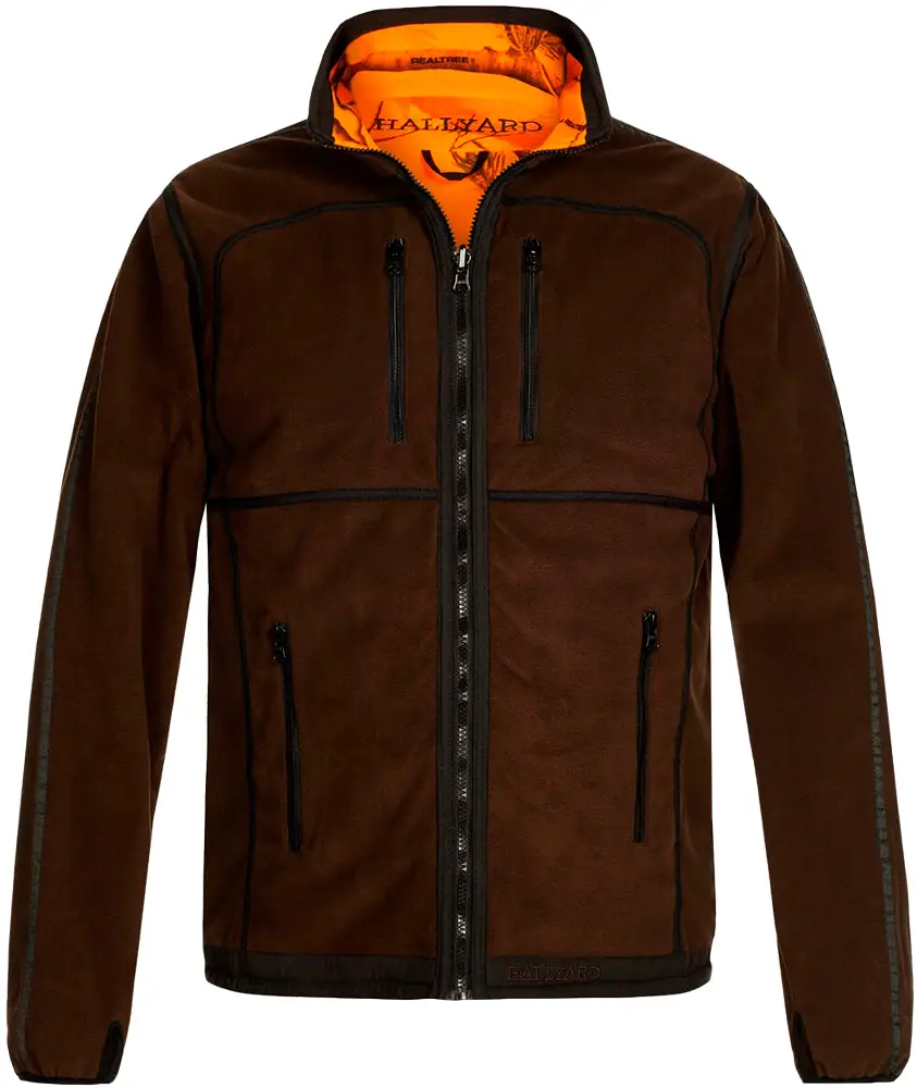 Флісова кофта Hallyard Revels 2-002 3XL коричневий/помаранчевий