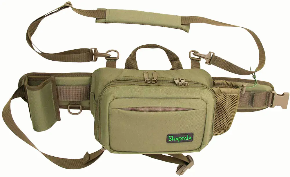 Сумка на пояс Shaptala для ходовой рыбалки модель 6 Khaki