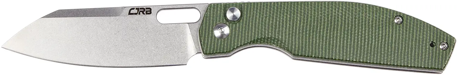 Ніж CJRB Ekko Button Lock Micarta Green