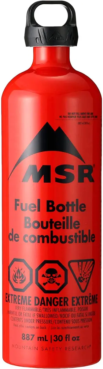 Ємність для палива MSR Fuel Bottle 887 мл Червоний