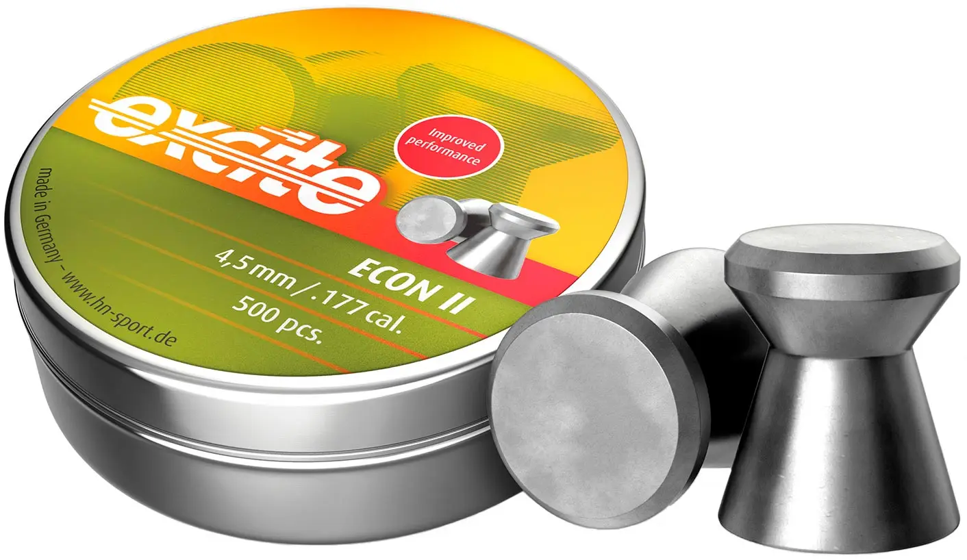 Пули пневматические H&N Econ II. Кал. 4.5 мм. Вес - 0.48 г. 500 шт/уп