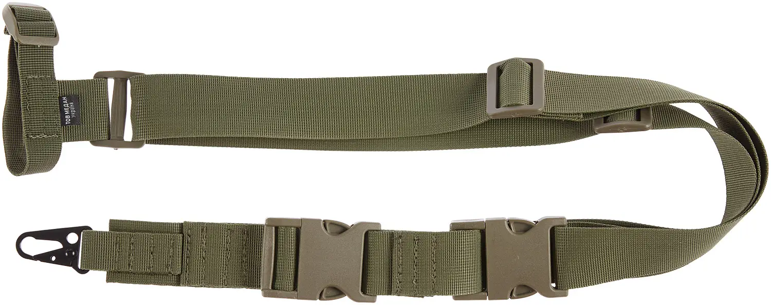 Ремінь для зброї MEDAN 2257 3-точковий №2 ц.: Олива