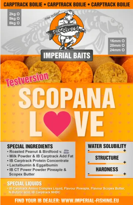 Бойлы Imperial Baits Carptrack Scopana Love 24mm 5kg