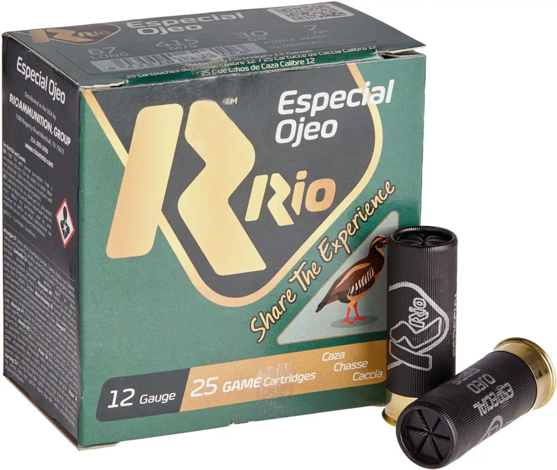 Патрон RIO Especial Ojeo-30 FW (без контейнера) кал. 12/67 дробь №7 (2,5 мм) навеска 30 г