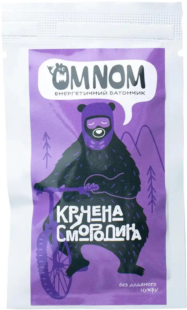 Батончик енергетичний ЇDLO OMNOM смородина