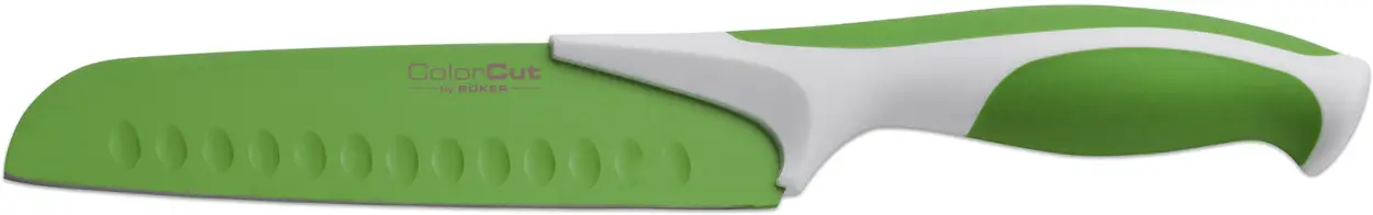 Нож Boker ColorCut Santoku Knife зеленый