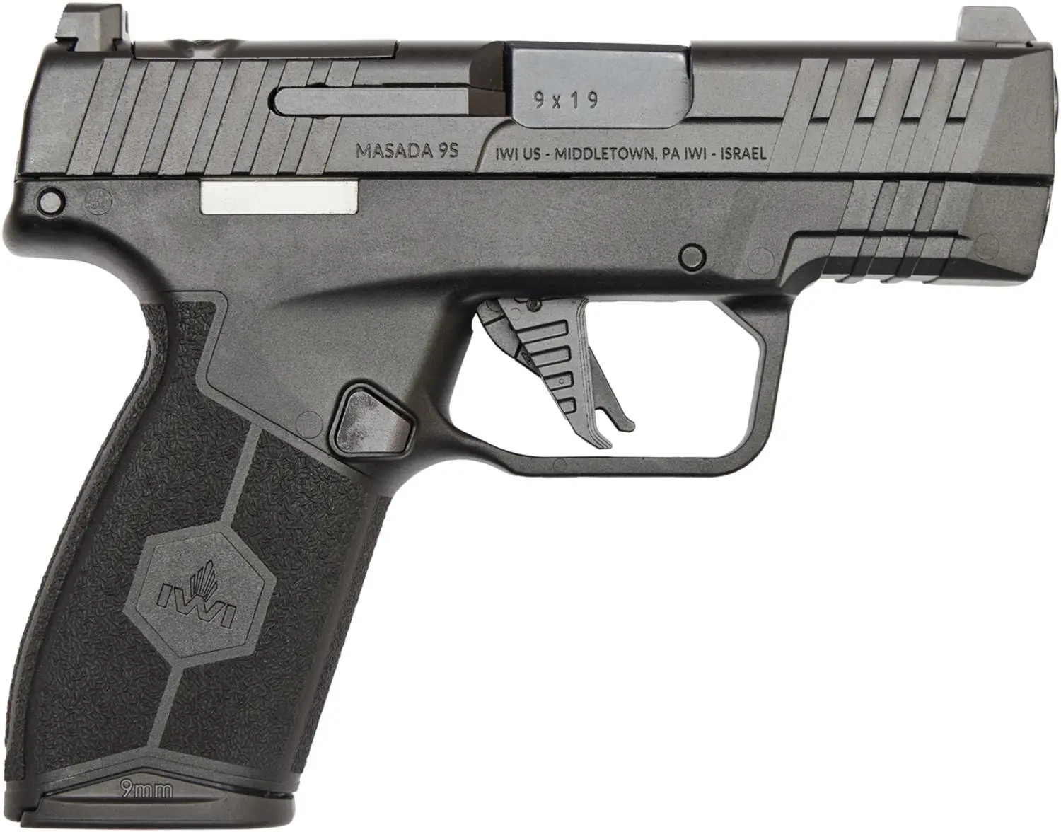 Пистолет спортивный IWI MASADA Slim ORP 3.44" кал. 9 мм (9х19). Black