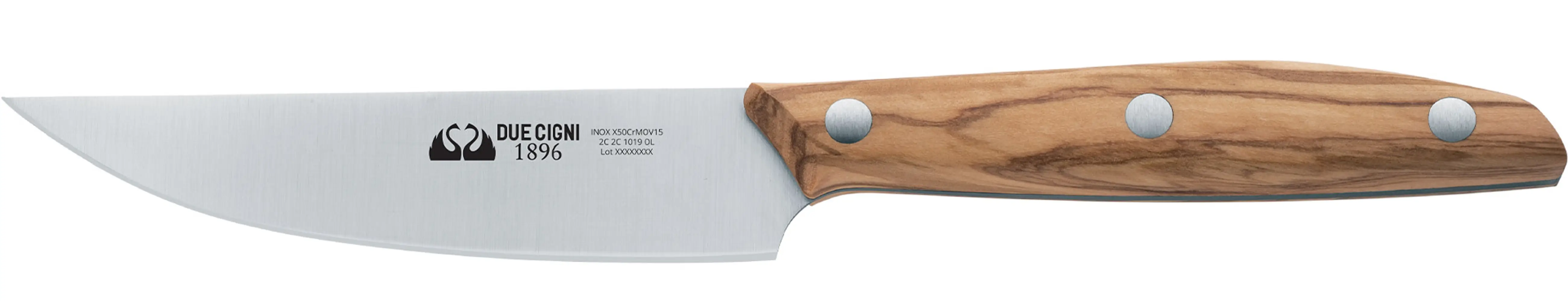 Набір ножів Due Cigni "1896" Steak America. руків’я - оливове дерево