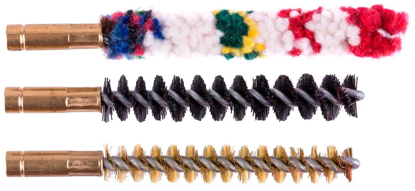 Набір йоржів Київські Шомполи для травматичного зброї кал. 6 мм. Латунь/нейлон/шерсть. 1/8 F