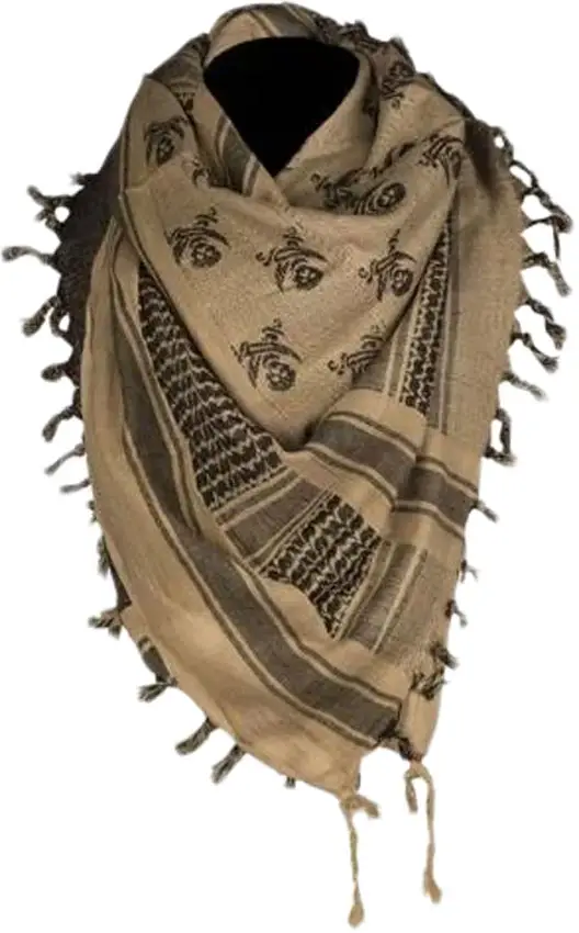 Шемах Sturm Mil-Tec Повязка универсальная "Шемаг Череп" Khaki/Black