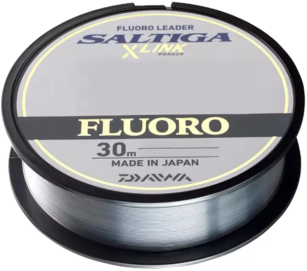 Флюорокарбон Daiwa Saltiga X’Link Fluorocarbon Leader 30m (прозорий) #22/0.78mm 70lb/31.8kg