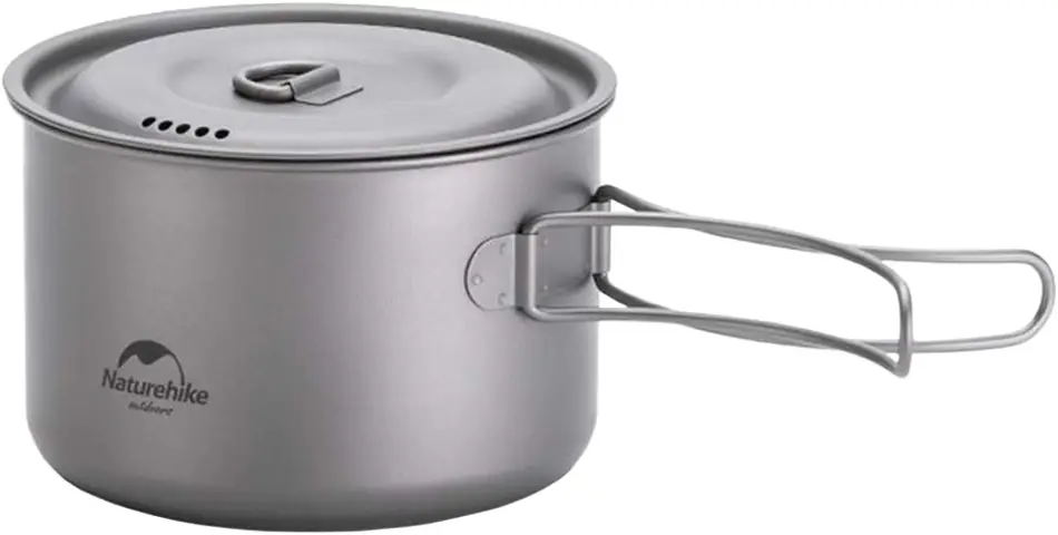 Казанок Naturehike NH18T202-B 1,3L Titanium