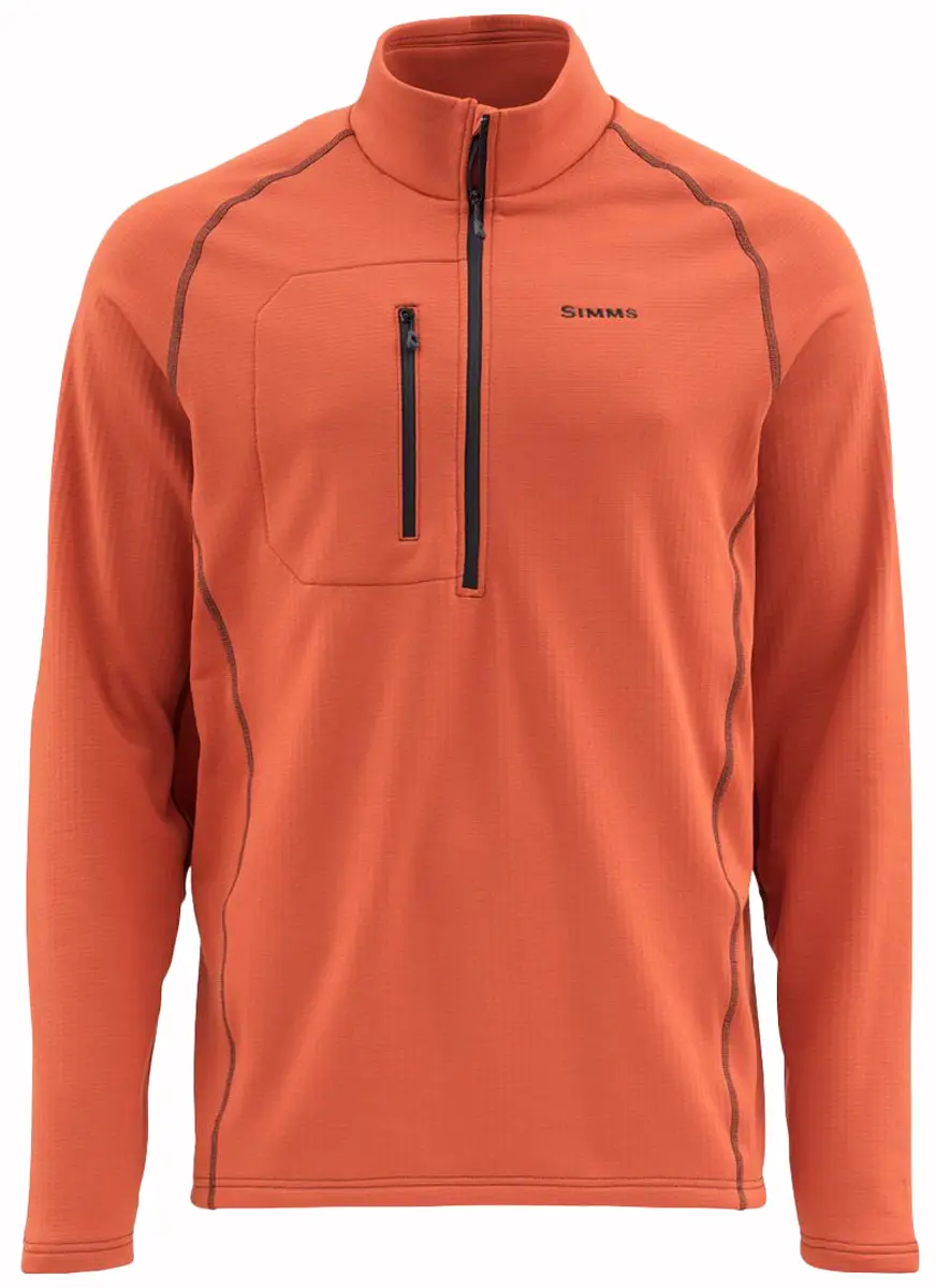 Реглан Simms Fleece Midlayer Top L Simms Orange