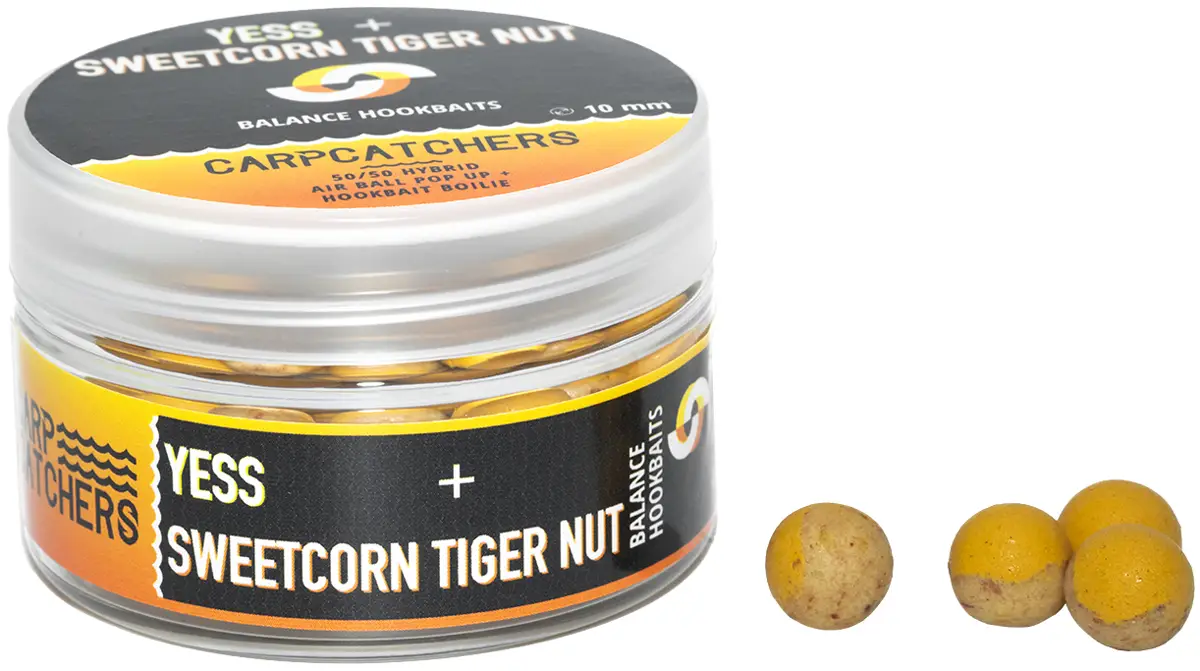 Бойлы Carp Catchers Balance Hookbaits YESS&Sweetcorn Tiger Nut 10mm