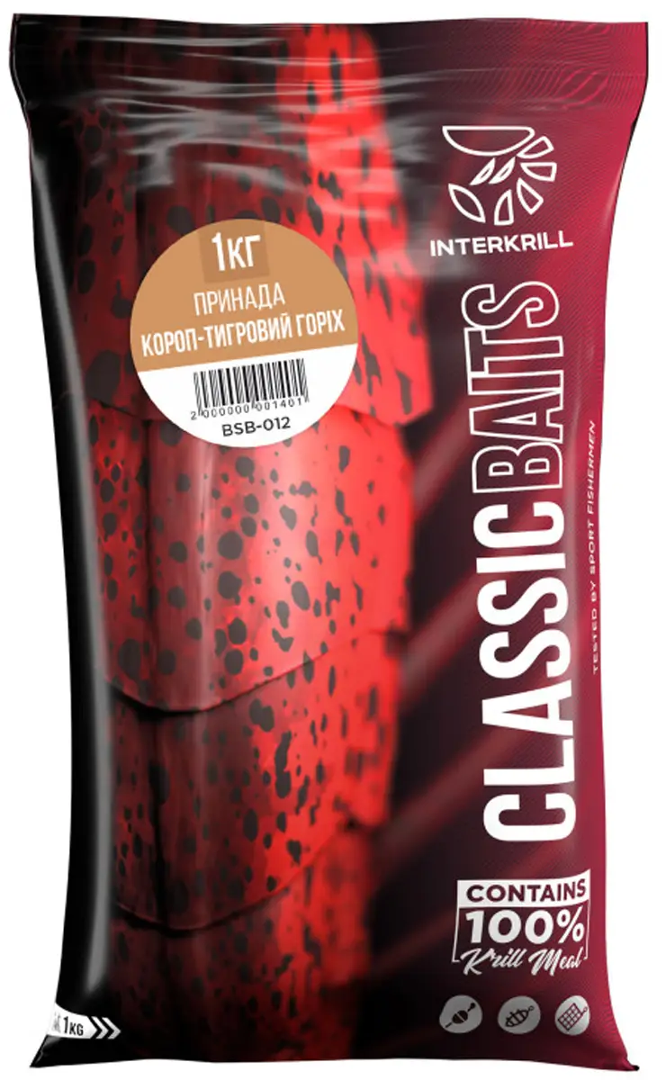 Прикормка INTERKRILL CLASSIC SERIES Короп-Тигровий Горіх 1kg